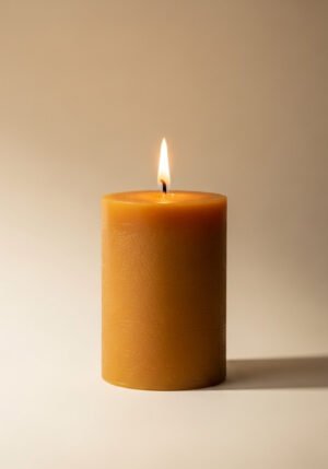 Beeswax Pillar Candle
