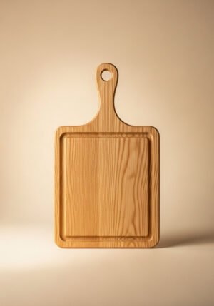 Oak Bread Board with Handle