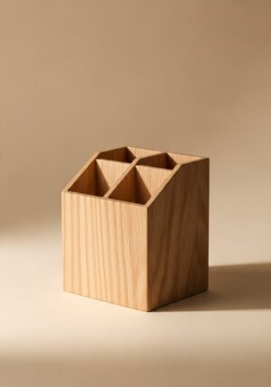 Oak Desk Organizer